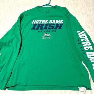 Long Sleeve Notre Dame Shirt